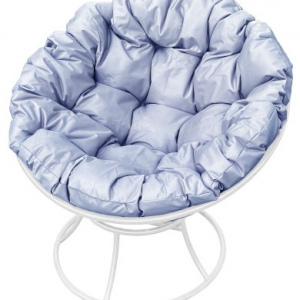 Кресло без ротанга ''Папасан'' Белое